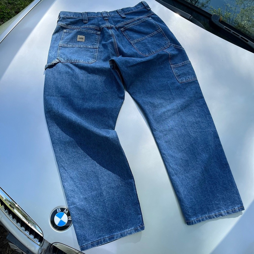 Faded loose fit Lee Carpenter jeans
